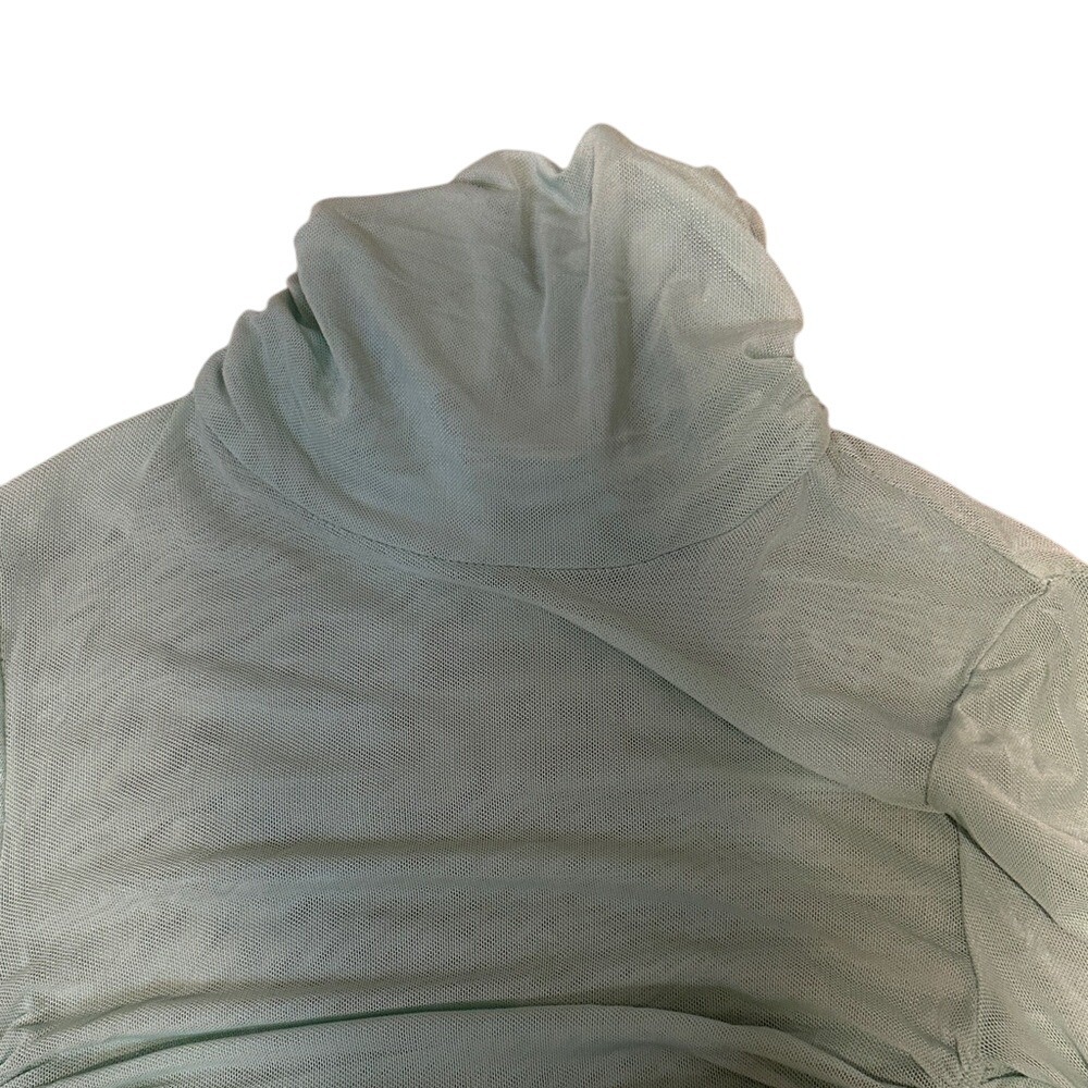 Mint Green Ruched Bodysuit - Picture 3 of 4